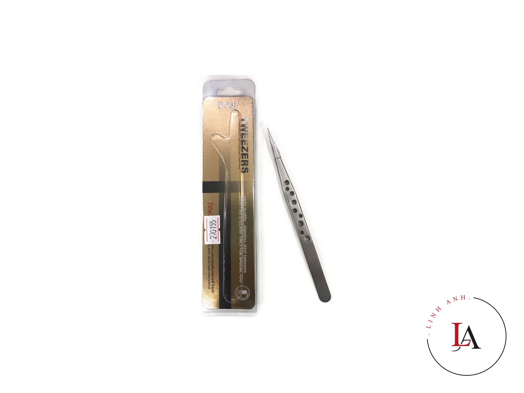 Nhíp gắp mi Bess Tweezers thẳng